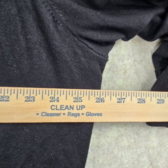 Lane Bryant Womens Open-Front Black Cardigan Sweater Size 26/28 Rayon Blend - Picture 8 of 8